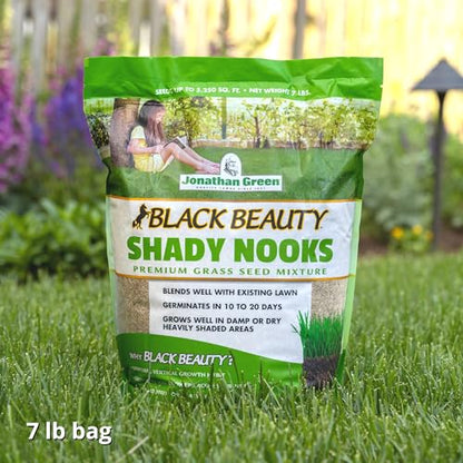 Jonathan Green Black Beauty Shady Nooks Grass Seed - 7 lb - size: 7 lb