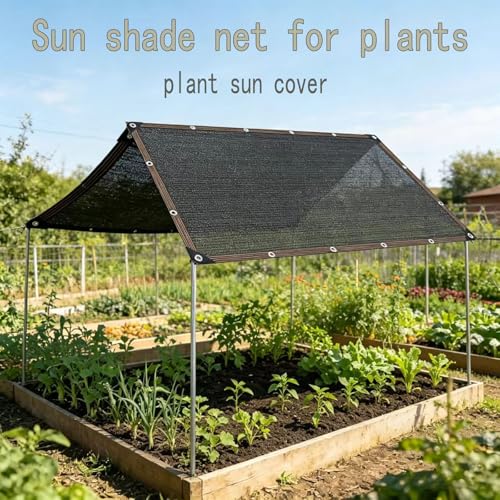 90% Shade Cloth Dog Kennel Shade,Shade tarps for Outdoors Sturdy 6.5 x8 FT - size: 6.5 x 8 FT