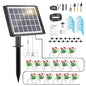 49FT Solar Drip Irrigation System Kit, Auto Watering for 15 Pots - size: 49FT Irrigation System-15 Pot