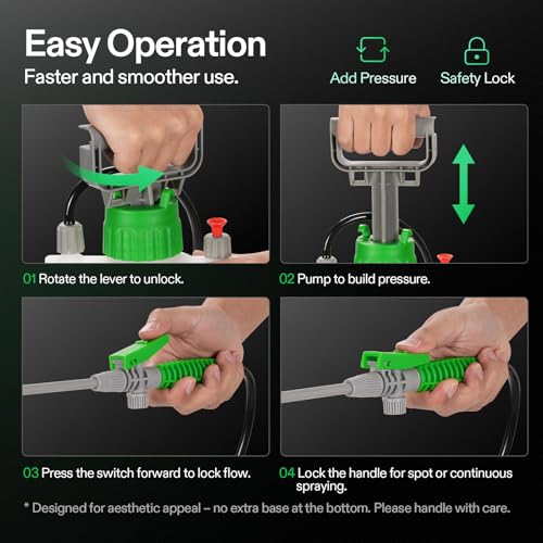 VIVOSUN 2.1 Gal/8L Pump Sprayer, Garden Water Sprayer - size: 2.1 gal