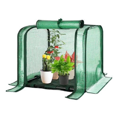 U'Artlines Portable Mini Greenhouse Small Green House 23x13x17 Inch - size: 23x13x17 Inch