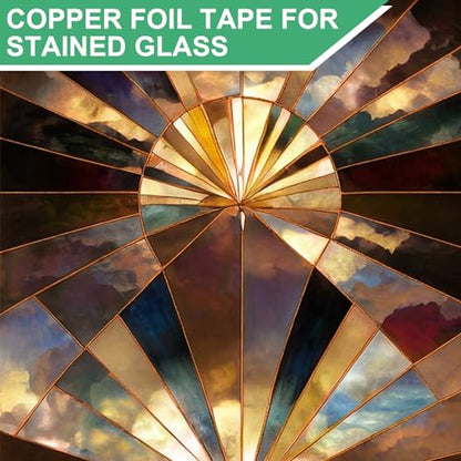 LOVIMAG Copper Tape 4 Sizes (0.2/0.24/0.3/0.4Inch) x82.5FT HVAC Foil Strips - size: 4sizes(0.2/0.24/0.3/0.4inch)x82.5ft