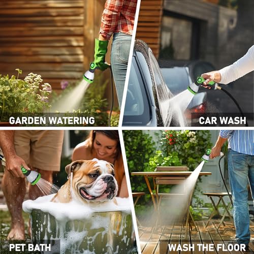 Tuyeho Heavy-Duty Auto Retractable Garden Hose Reel 100FT Lifetime Service