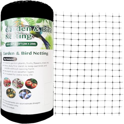 Bird Netting for Garden Protection, 7X100 FT Deer Fence Netting - size: 7x100 FT