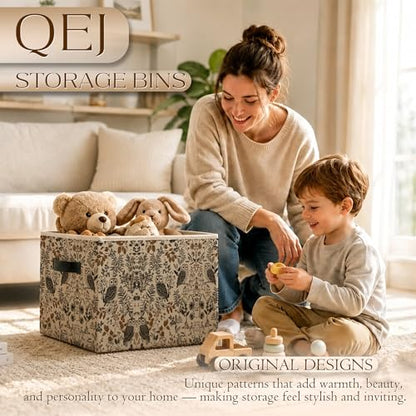 Owl Storage Basket Bin - color: Zoon owls