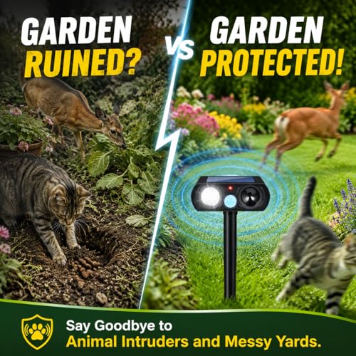 2026 Upgraded Sonic Fortress Pro Deer Repellent Devices 2Pack
