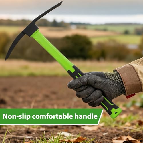 15inch Gardening Pick Durable and Comfortable Handle Garden Tool for Flower Work