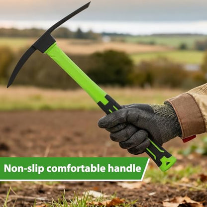 15inch Gardening Pick Durable and Comfortable Handle Garden Tool for Flower Work