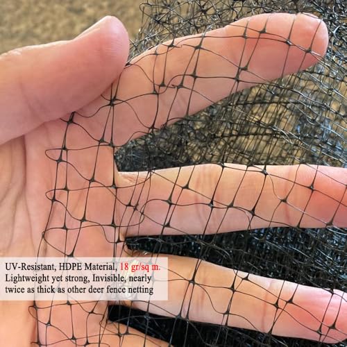 Deer Fence Netting 13x33 FT, Lightweight Garden Netting Animal Barrier - size: 13x33 FT