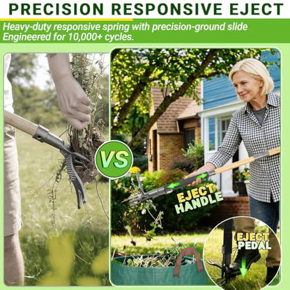Weed Puller Tool for Garden Lawn Yard, 43.5" - size: 43.5"
