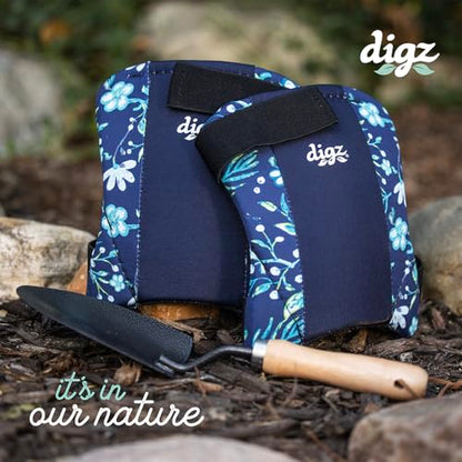 DIGZ Low Profile Garden Knee Pads for Women, Water-Resistant, One Size