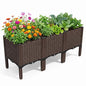 Large Elevated Garden Planter, Raised Bed for Vegetables & Flowers