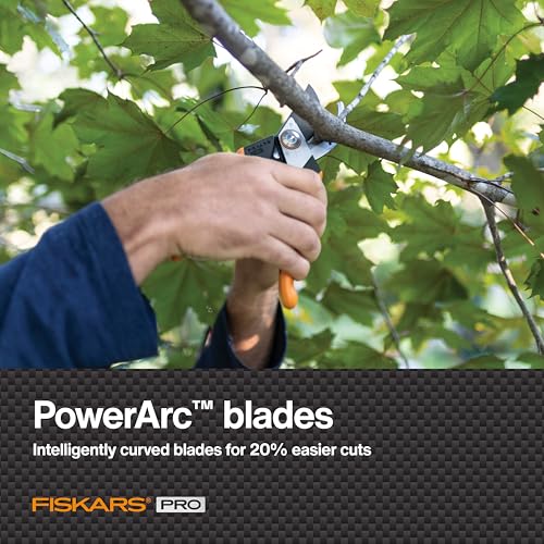 Fiskars Pro SoftGrip Bypass Pruning Shears, 1" Cut Capacity Garden Clippers - size: Fiskars Pro