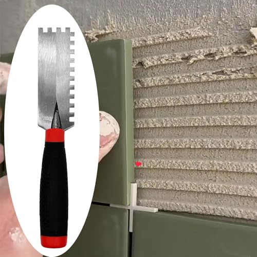 Tile Tools Square-Notched Trowel Set,3 PCS Grout & Margin Trowel