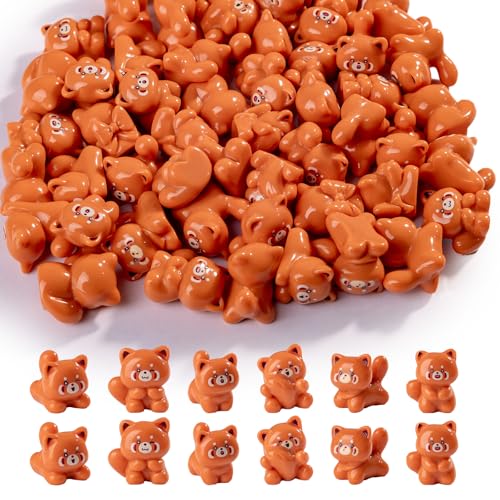 60 pcs Mini Resin Raccoon Many Styles Variety Tiny Animals Figures Miniature Little Small Animal Figurines Bulk for Micro Fairy Garden Landscape Accessories Hide Crafts Decor Aquarium - color: Raccon-60p
