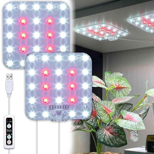 Under Shelf Grow Light, Auto Timer, Dimmable, Daylight White, 1-Pack - color: Daylight White