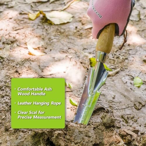 Garden Hand Weeding Trowel, 5-in-1 Stainless Steel Weeder Puller - size: 13.2'' Weeder Trowel