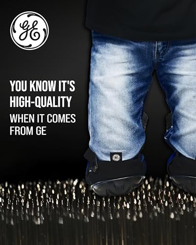 GE Pro Knee Pads Heavy-Duty - Gel Core PVC Cap Adjustable Work Flooring