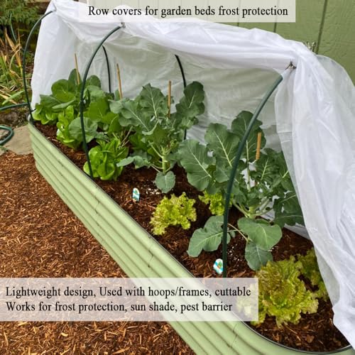 Frost Cloth Plant Freeze Protection, 5x30 Ft Floating Row Cover - size: 5x30 FT