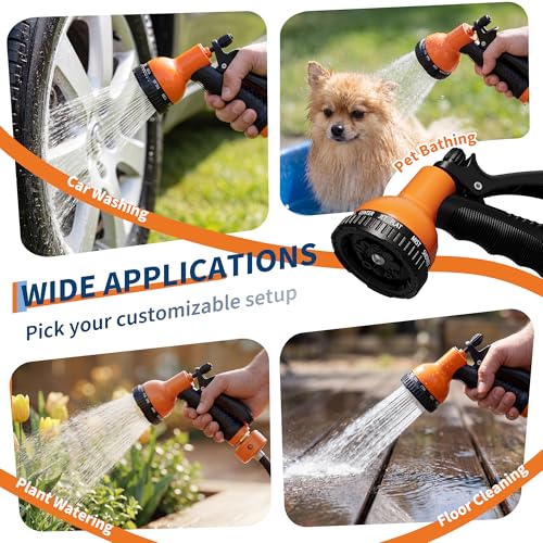 Retractable Garden Hose Reel, 100ft Slow Rewind Wall Mount - size: 100FT