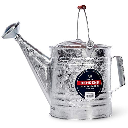 Behrens 2.5 Gallon Hot Dipped Steel Watering Can - size: 2.5 Gallon
