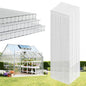 EVERECO 6 Pcs Greenhouse Panel, 8'FT x 2'FT x 0.24" in Polycarbonate Sheet - size: 8'FT x 2'FT x 0.24"IN