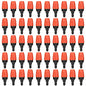 50 Pcs Adjustable Drip Irrigation Spray Emitters for Garden Plants Watering - color: Single Barb