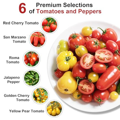 TitaniX Heirloom Tomato Seed Pod Kit for Hydroponic System– 12 Pods