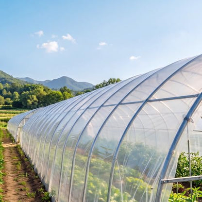VEVOR Greenhouse Plastic Sheeting 6 x 100 ft 6 Mil Clear Polyethylene Film - size: 6 x 100 ft