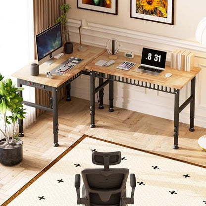 Antifir 48 * 24'' Adjustable Workbench, Heavy Duty Workstation - size: 48"x24"|Socket