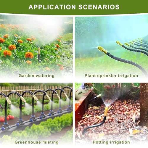 Drip Irrigation System Kit, 50FT Automatic Watering with Timer - size: 50FT with Timer