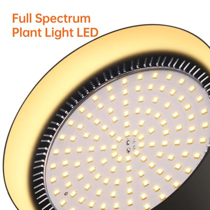 Bstrip Hanging Grow Light for Indoor Plants 25W Full Spectrum - color: Black
