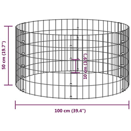 Galvanized Steel Mesh Compost Container, 39.4x19.7 Inch Outdoor Compost Bin, Rustproof Garden Composter for Leaves, Weeds, and Lawn Clippings - size: 39.4" x 19.7"