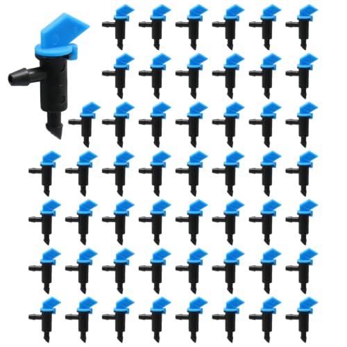 60 Pack Garden Flag Irrigation Dripper, Blue, 2 GPH - color: Blue