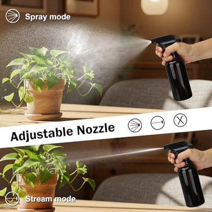 Glass Spray Bottles 10oz Mist/Stream (Brown-1, 10oz) - color: Brown-1, size: 10oz
