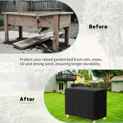 Custom Cover for Outdoor Raised Garden Bed for Winter - size: Customized Size