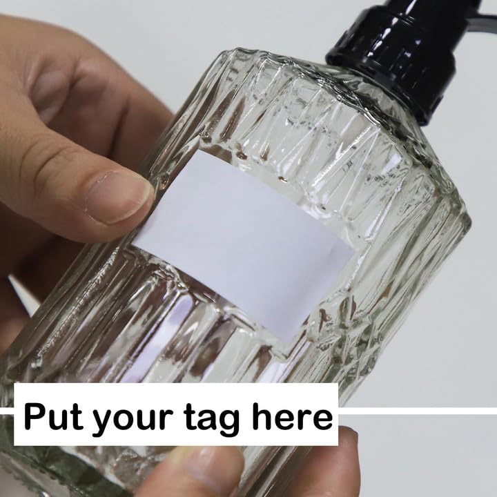 OFFIDIX Glass Spray Bottle, Plant Misters Clear 13.5 oz Adjustable Nozzle - color: G-Transparent