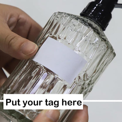 OFFIDIX Glass Spray Bottle, Plant Misters Clear 13.5 oz Adjustable Nozzle - color: G-Transparent