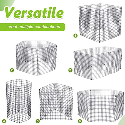 Zubebe 5 Pack Wire Plant Protectors Square Cage