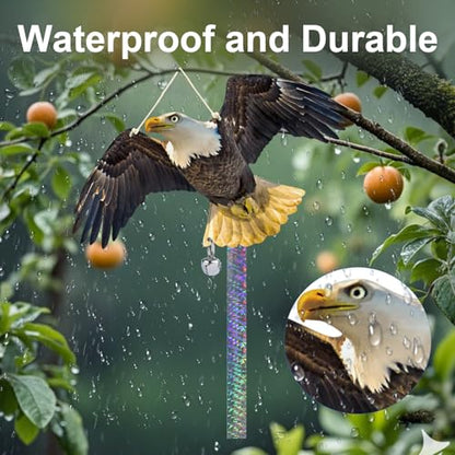 2PCS Flat Fake Hawk to Keep Pigeon Away from Balcony - color: Black Hawk（2） 2pcs
