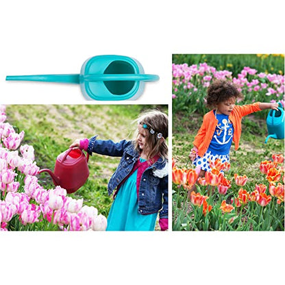Bloem Watering Can Aqua Rite 1.1 Gallon (144 Fl Oz) Bermuda Teal Green (Pack of 2) - color: Bermuda Teal, size: 144 oz. (Pack of 2)