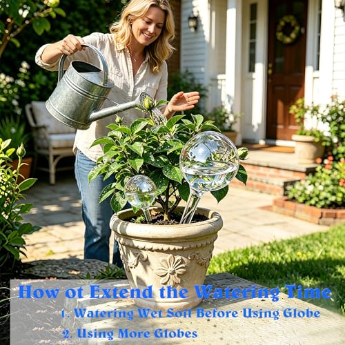 Plant Automatic Watering Devices, Clear Plastic Plant Self-Watering Bulb - color: B. Clear-6l4s