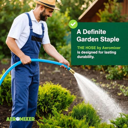 Aeromixer THE HOSE 3/4 Inch Garden Hose 15 Ft Heavy Duty Water Hoses - size: 3/4" x 15', style: 1 Pack