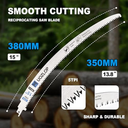 5TPI 3Pcs 15inch Japanese Teeth Reciprocating Saw Blade - size: 15inch/5TPI