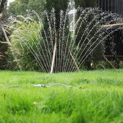 RESTMO Heavy Duty Oscillating Sprinkler with 18-Hole Brass Nozzle