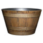 20.5" Jameson Whiskey Barrel with Drainage in Distressed Oak - color: Distressed Oak, size: 20.5"