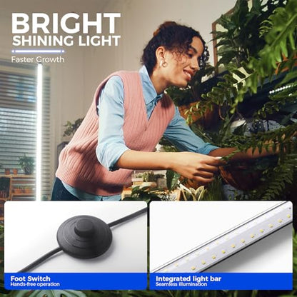 Barrina T10 Vertical Grow Light, 4FT 42W, 5000K Full Spectrum, High PPFD - color: 5000K, size: 4 ft Fixed