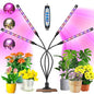 Garpsen Grow Lights for Indoor Plants, Full Spectrum with Clip, 4 Head - size: (1 Pack)4 Arms