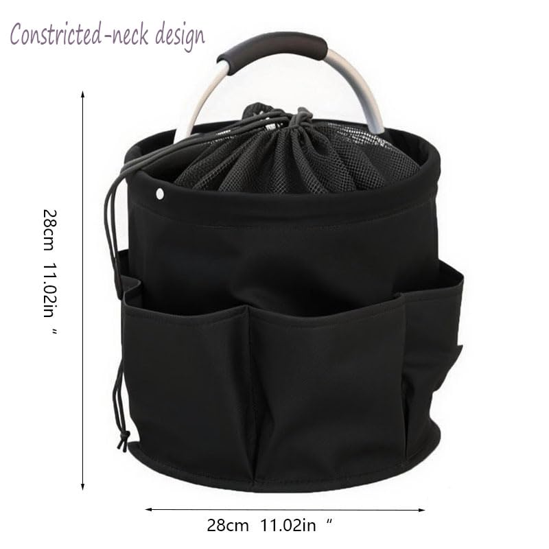 Cleaning Caddy with Handle,Cleaning Tool Supplies Organizer Foldable Bucket - color: STYLE-02