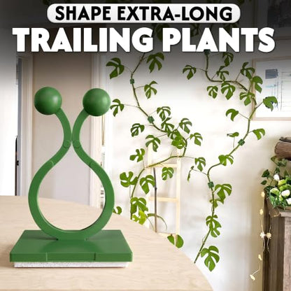 110 Pcs Self-Adhesive Climbing Plant Wall Clips for Vines (Green) - color: Green